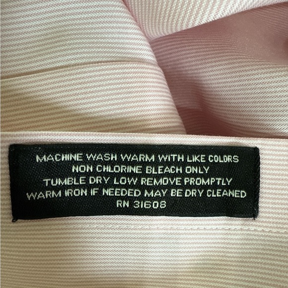 Jos. A. Bank Pink Dress Shirt Formal Wear - Picture 6 of 6